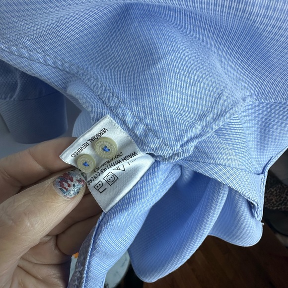 Tommy Bahama Light Blue Men's Dress Shirt - Picture 8 of 12